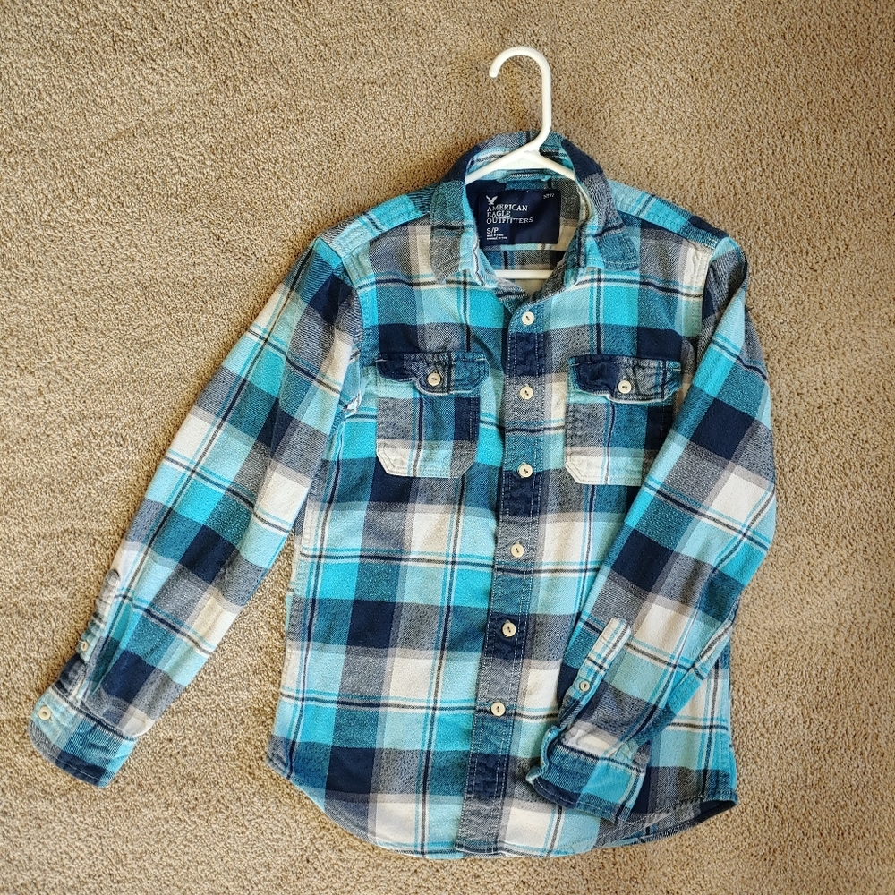 Men's American Eagle Flannel Shirt